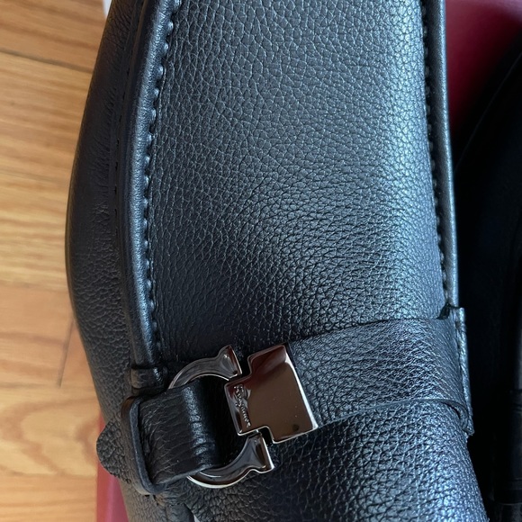 Salvatore Ferragamo Adam Gancini Black Loafers main image 5